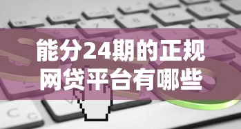 能分24期的正規(guī)網(wǎng)貸平臺有哪些？這5家靠譜選擇值得了解