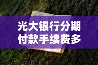 光大銀行分期付款手續費多少？一文算清賬單壓力