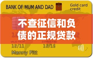 不查征信和負債的正規(guī)貸款？靠譜嗎？試試這些正規(guī)平臺
