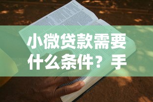 小微貸款需要什么條件？手把手教你輕松申請