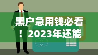 黑戶急用錢必看！2023年還能下款的口子大揭秘