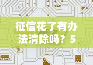 征信花了有辦法清除嗎？5個補(bǔ)救方法真實經(jīng)驗分享