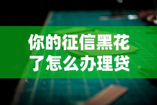 你的征信黑花了怎么辦理貸款？試試這幾種靠譜方法