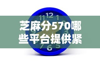 芝麻分570哪些平臺提供緊急借款？別慌！這幾個平臺或許能幫到你