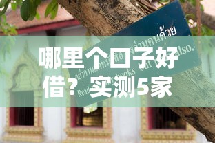 哪里個口子好借？實測5家正規平臺避坑指南