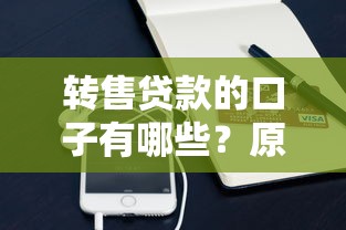 轉售貸款的口子有哪些？原來這些平臺都能用
