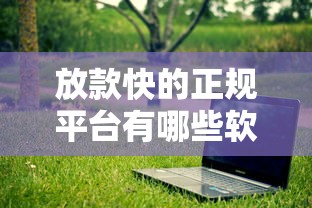 放款快的正規(guī)平臺有哪些軟件？這幾個靠譜選擇先看看