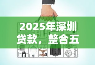 2025年深圳貸款，整合五個企業(yè)貸款平臺好